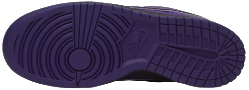 Back View of SB Dunk Low Purple Lobster